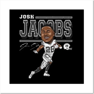 Josh Jacobs Las Vegas Cartoon Posters and Art